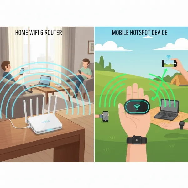 Wifi 6 Router vs Mobile Hotspot: Navigating Your Connectivity Choices